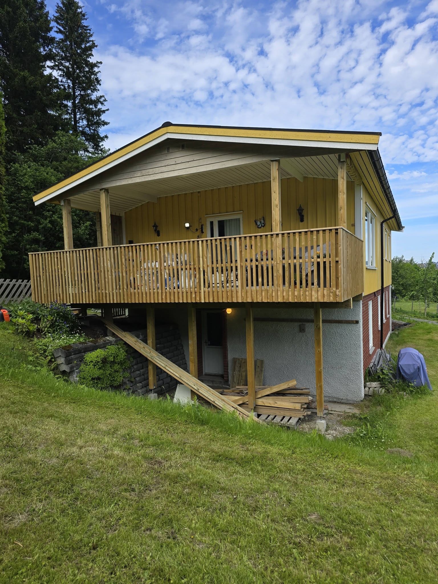 veranda, bygg